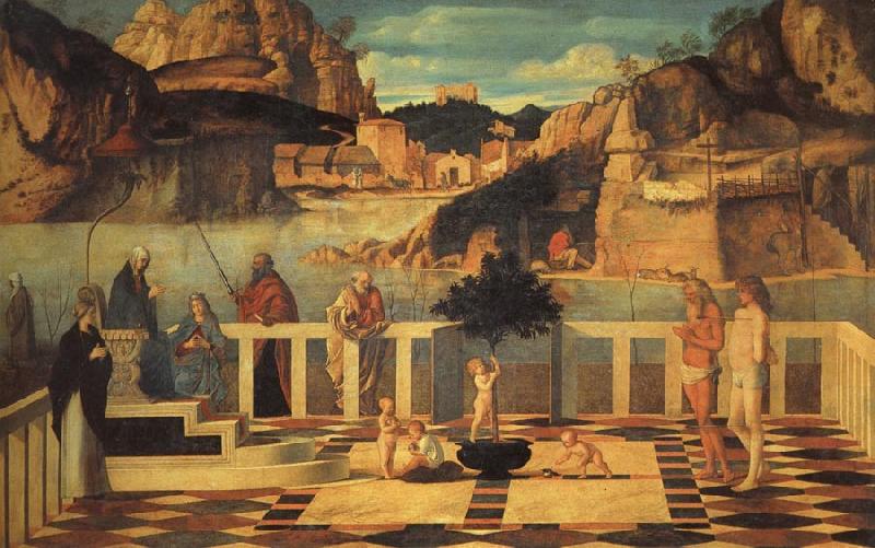 Giovanni Bellini Sacred Allegory oil painting image